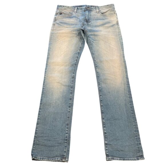 NWOT AG Adriano Goldschmied Men's 32x34 Everett Slim Straight Jean Faded - Picture 1 of 12